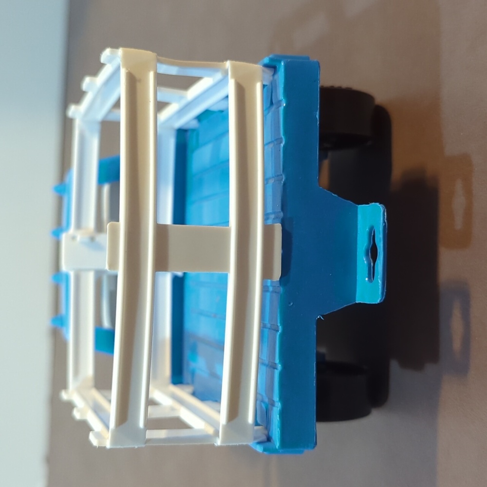 American Plastic Toys blue truck item 725 flatbed racks Eagle Goodyear - Picture 3 of 9